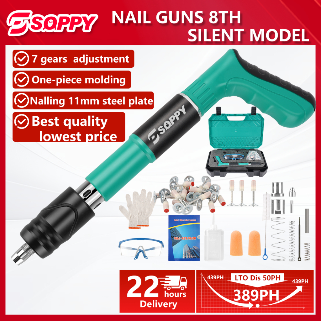 SOPPY Nail Gun Manual Steel Nail Gun For Concrete Rivet Tool Steel ...