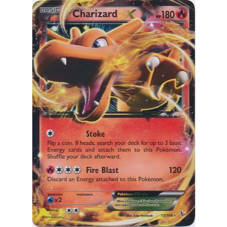 Charizard EX - 11/106 - Ultra Rare XY: Flashfire Singles | Shopee ...