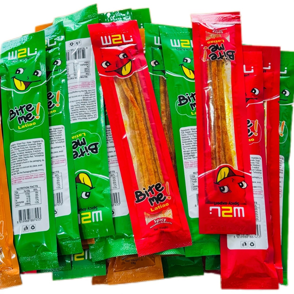 3IN1 30pcs/1pack Bite me Latiao snack spicy snack | Shopee Philippines