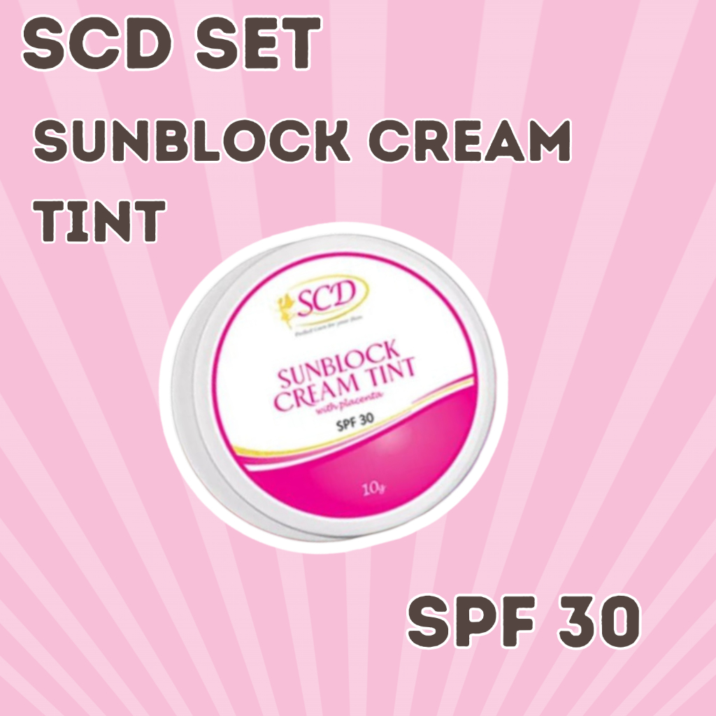SCD Sunblock Cream Tint 10g SPF30 | Shopee Philippines