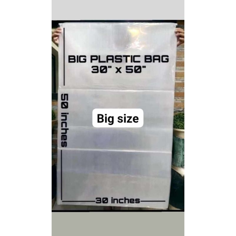 PER PIECE Ukay Big Plastic Bag Empake RTW plastic 20x30, 25x50, 30x50 ...