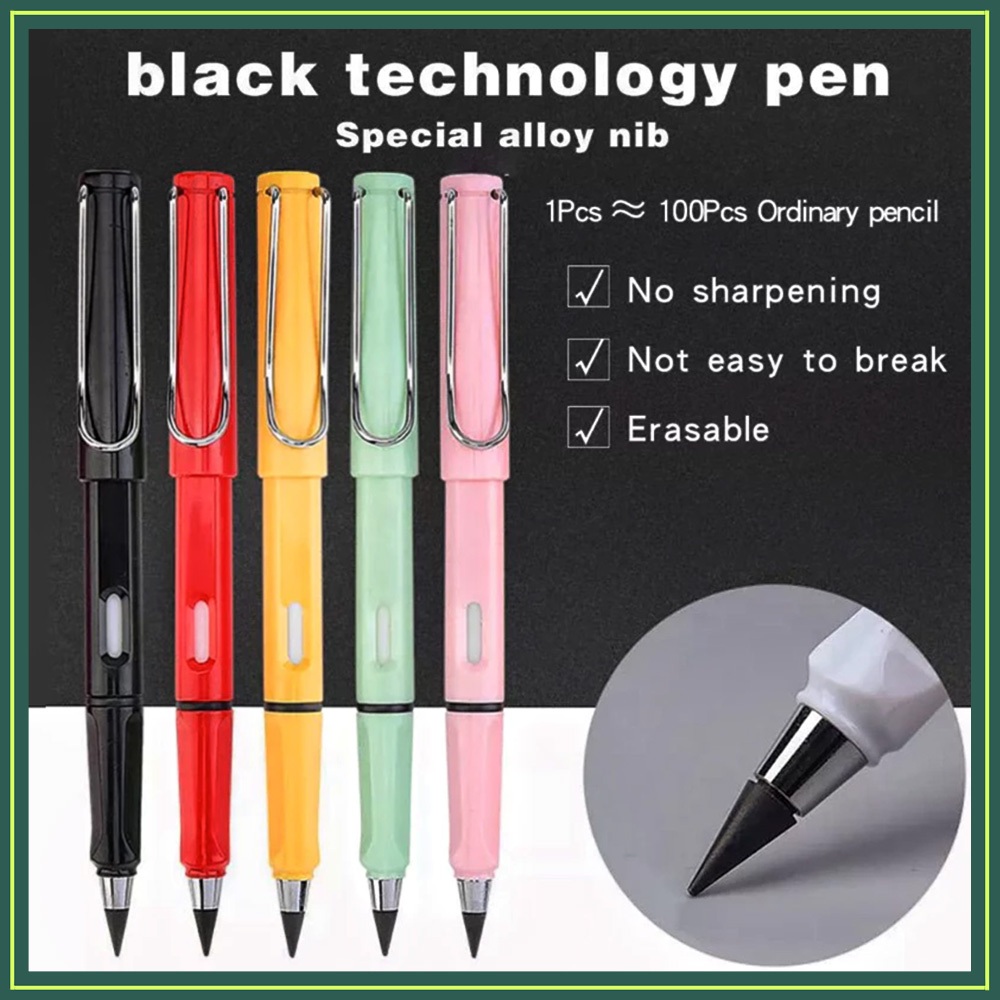 No Sharpen Eternal Pencil Positive Posture Students Not Easy Break Lead ...