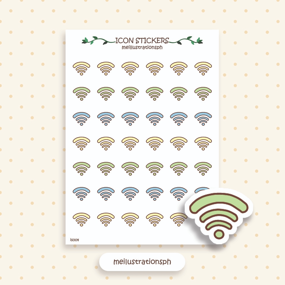 Internet Bill Mini Icon Stickers | Functional Planner and Journal ...