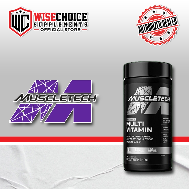 Muscletech Platinum Multi Vitamin 90 Caplets | Shopee Philippines