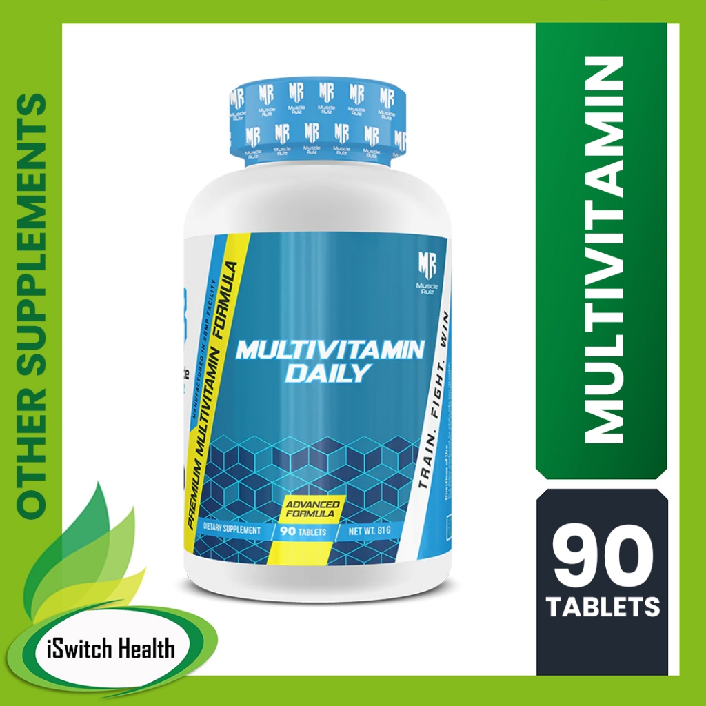 Muscle Rulz Multivitamin Daily Premium Multivitamin Formula - 90 ...