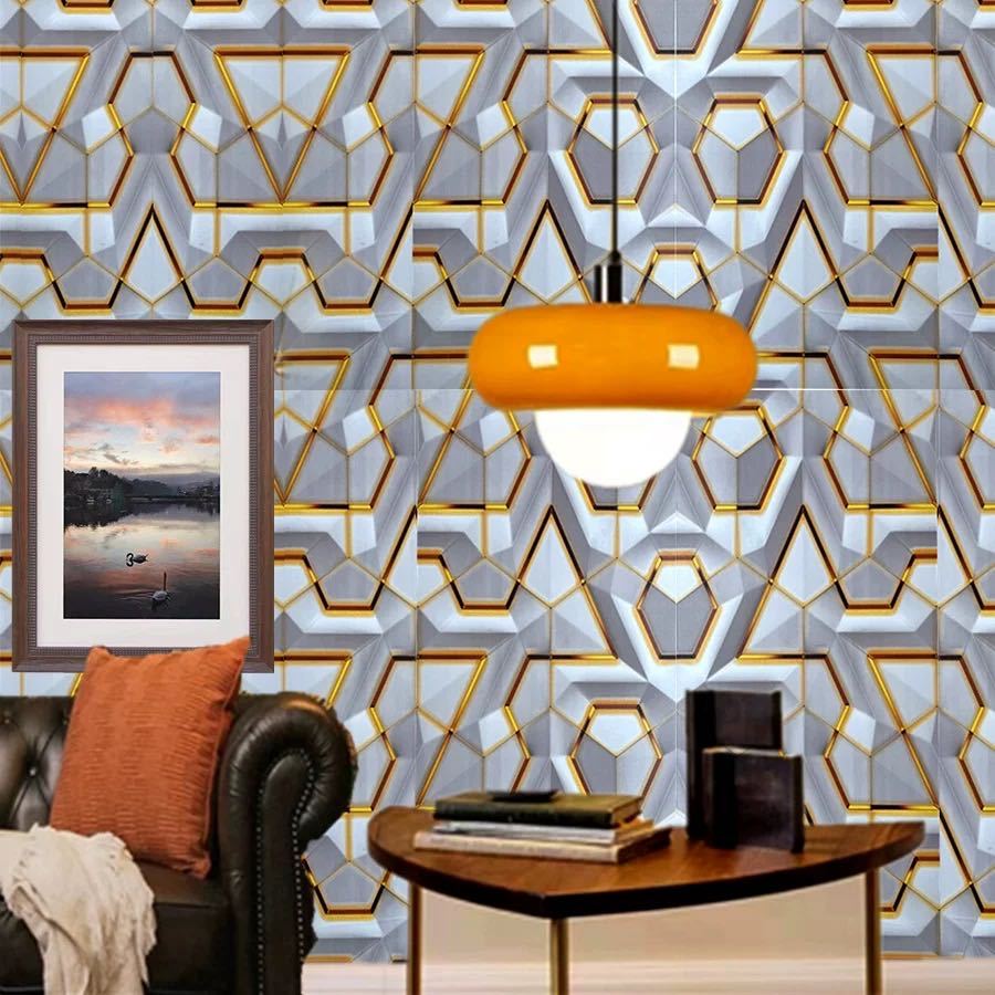 BHW Wallpaper PVC Waterproof Self-Adhesive Wall Paper Sticker ...