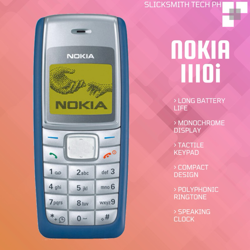 Nokia 1110i Basic Phone | SlickSmith Tech PH | Shopee Philippines