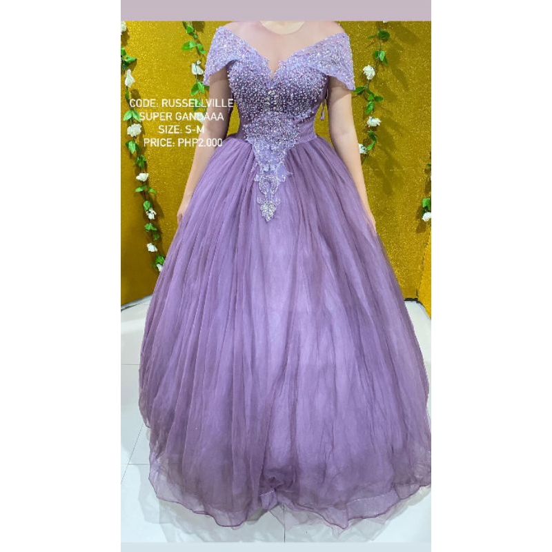 DEBUT GOWNS: CODE:( RUSSELVILLE) | Shopee Philippines