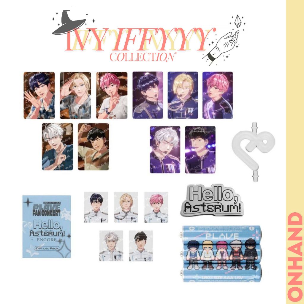 Plave Fan concert 'Hello, Asterum!' Encore MD ID Photo Pack Metal Badge ...