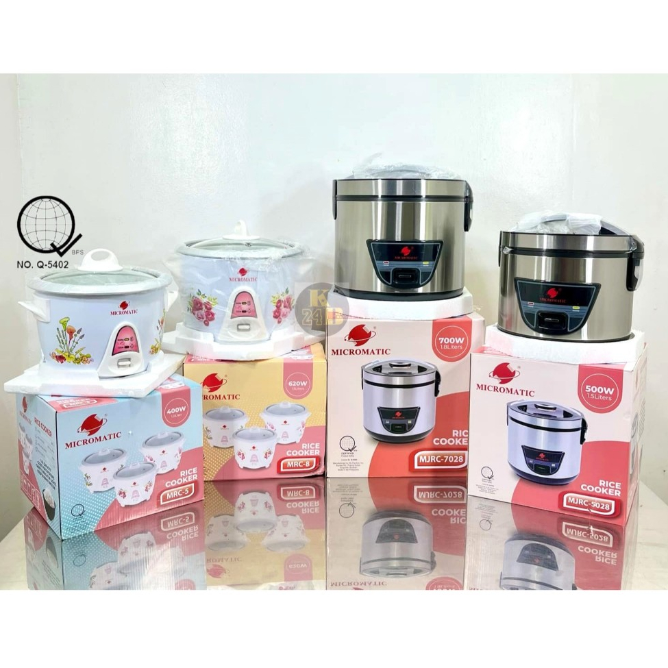 Micromatic Multifuncional Home Cooking Rice Cooker (4 Sizes) | Shopee ...