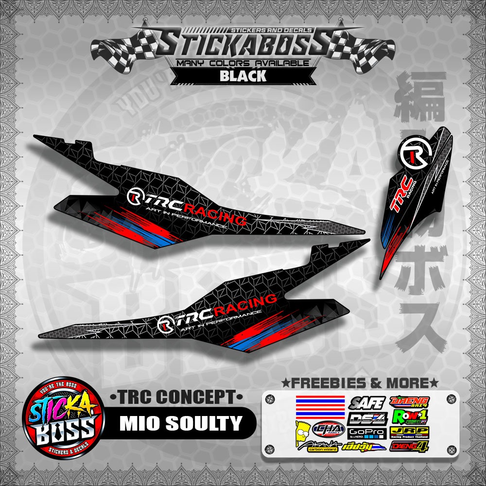 MIO SOULTY STICKER DECALS ( TRC CONCEPT ) 【WITH FREEBIES】 | Shopee ...