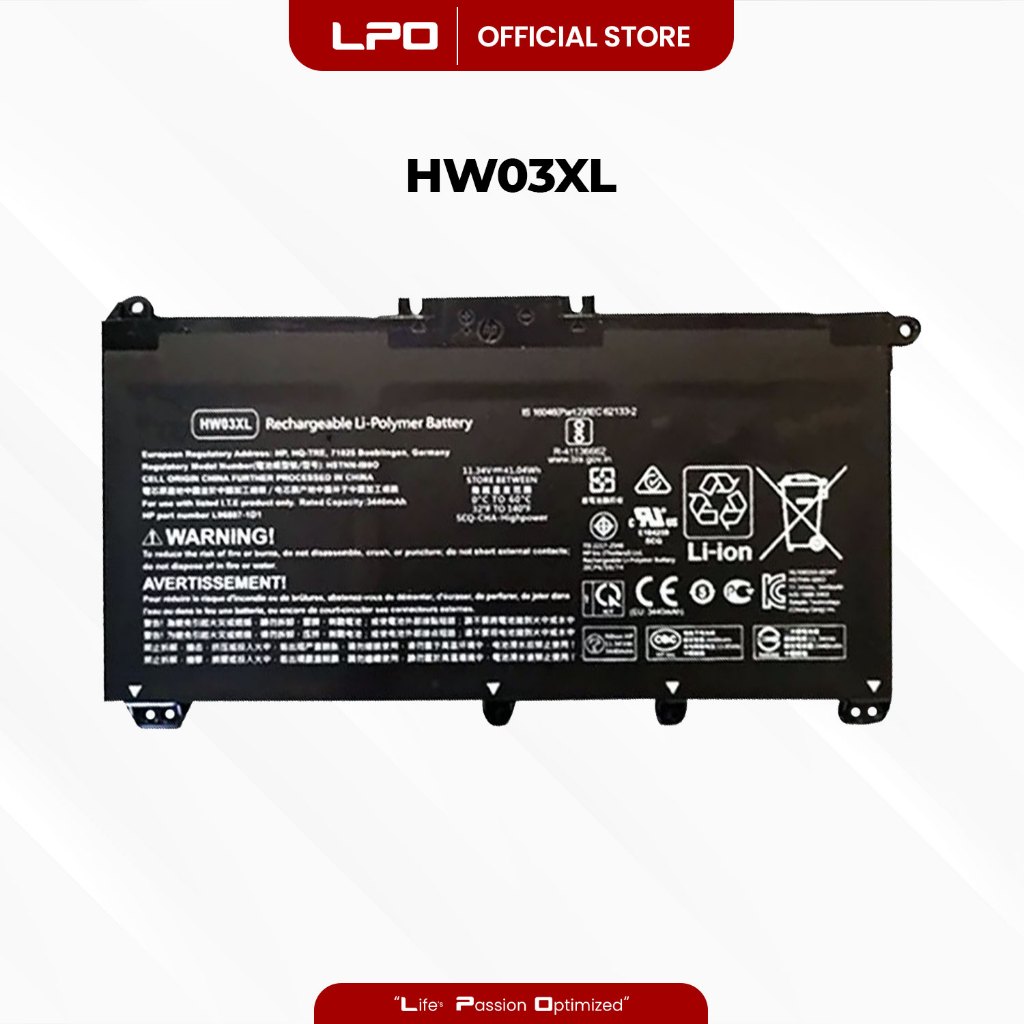 HW03XL L97300-005 Laptop Battery for HP Pavilion 15-EG 15-eg0xxx 15-eg0073cl 15-eg0070wm 15-EH 17-CN 17-cn0xxx 17-CP L96887-421 - 7