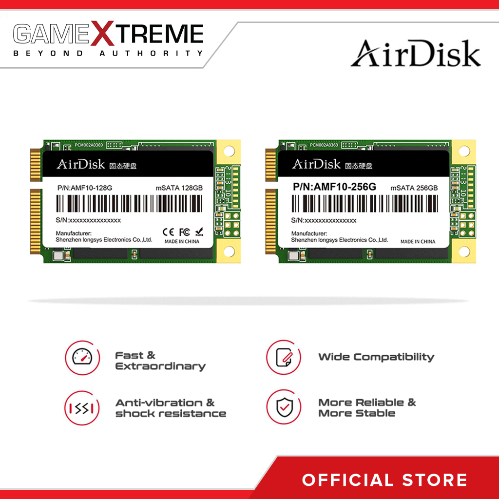 AirDisk 2.5 SSD 128GB 256GB SATA III Solid State Drive | for Desktop ...