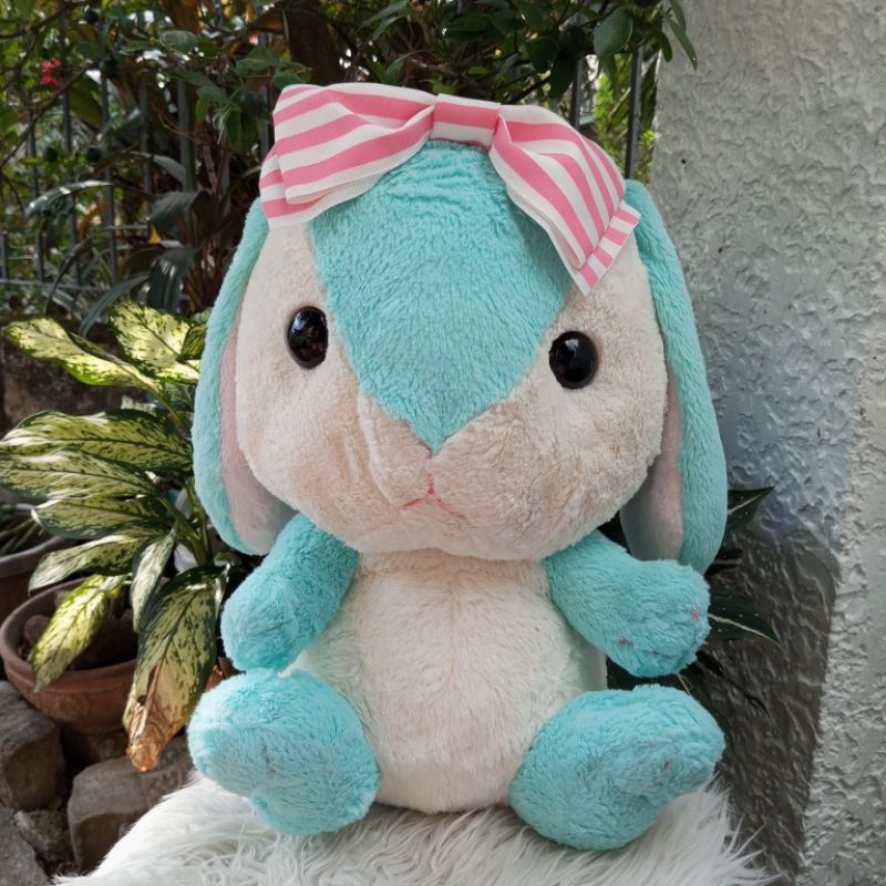 AMUSE Pote USA Loppy Bunny Rabbit Pastel Japan Plush Toy | Shopee ...