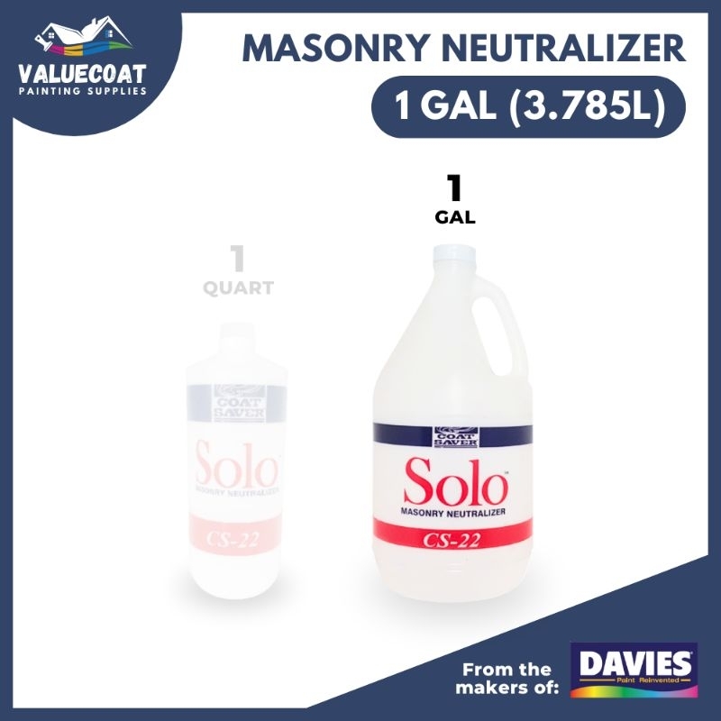 Coat Saver Solo Masonry Neutralizer 1 Gallon | Shopee Philippines