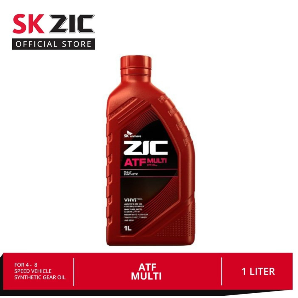 SK ZIC ATF MULTI 1 Liter Fully-Synthetic Automotive Transmission Oil SP ...