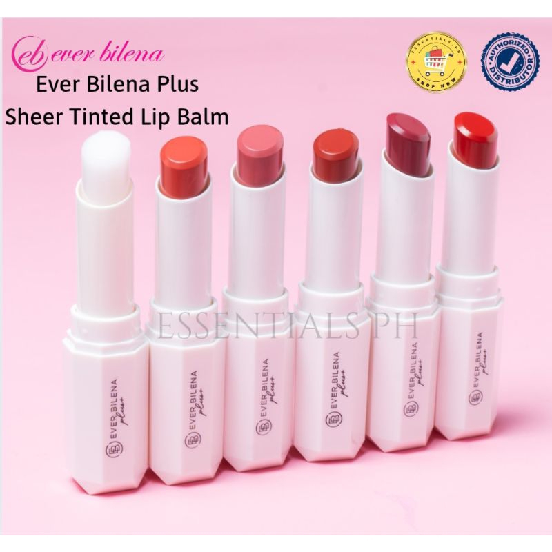 EVER BILENA PLUS SHEER TINTED LIP BALM | Shopee Philippines