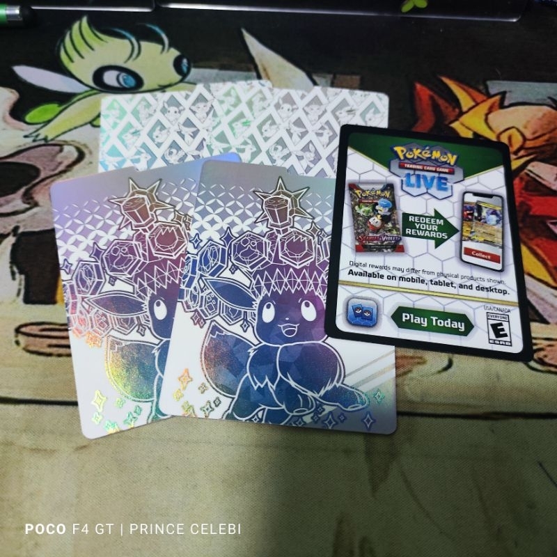 Pokemon Accessories - 4pcs Prismatic Evolution Dividers & ETB Code Card ...