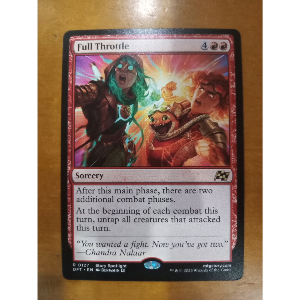 full throttle mtg card Full Throttle (Extended Art) [Aetherdrift]