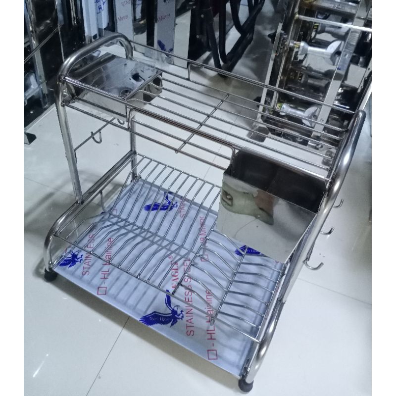 PURE STAINLESS DISH RACK | Shopee Philippines
