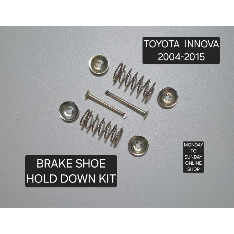 2 Pieces Brake Shoe Hold Down Kit for Toyota Innova (2004-2015 ...