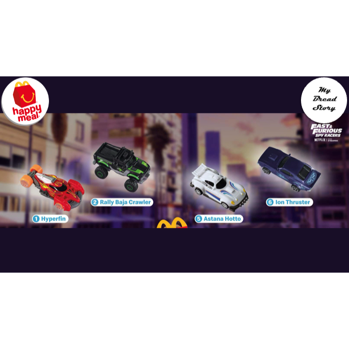 McDo Happy Meal Fast & Furious Hot Wheels 2020 Complete Set (Sealed ...