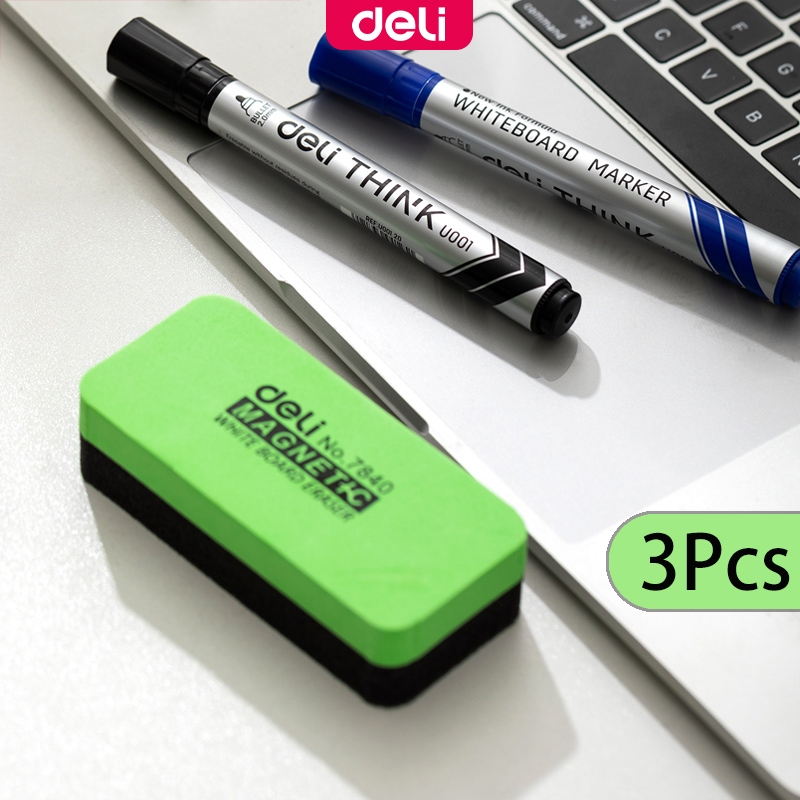 deli-3pcs-whiteboard-pen-white-board-eraser-set-for-classrooms-offices