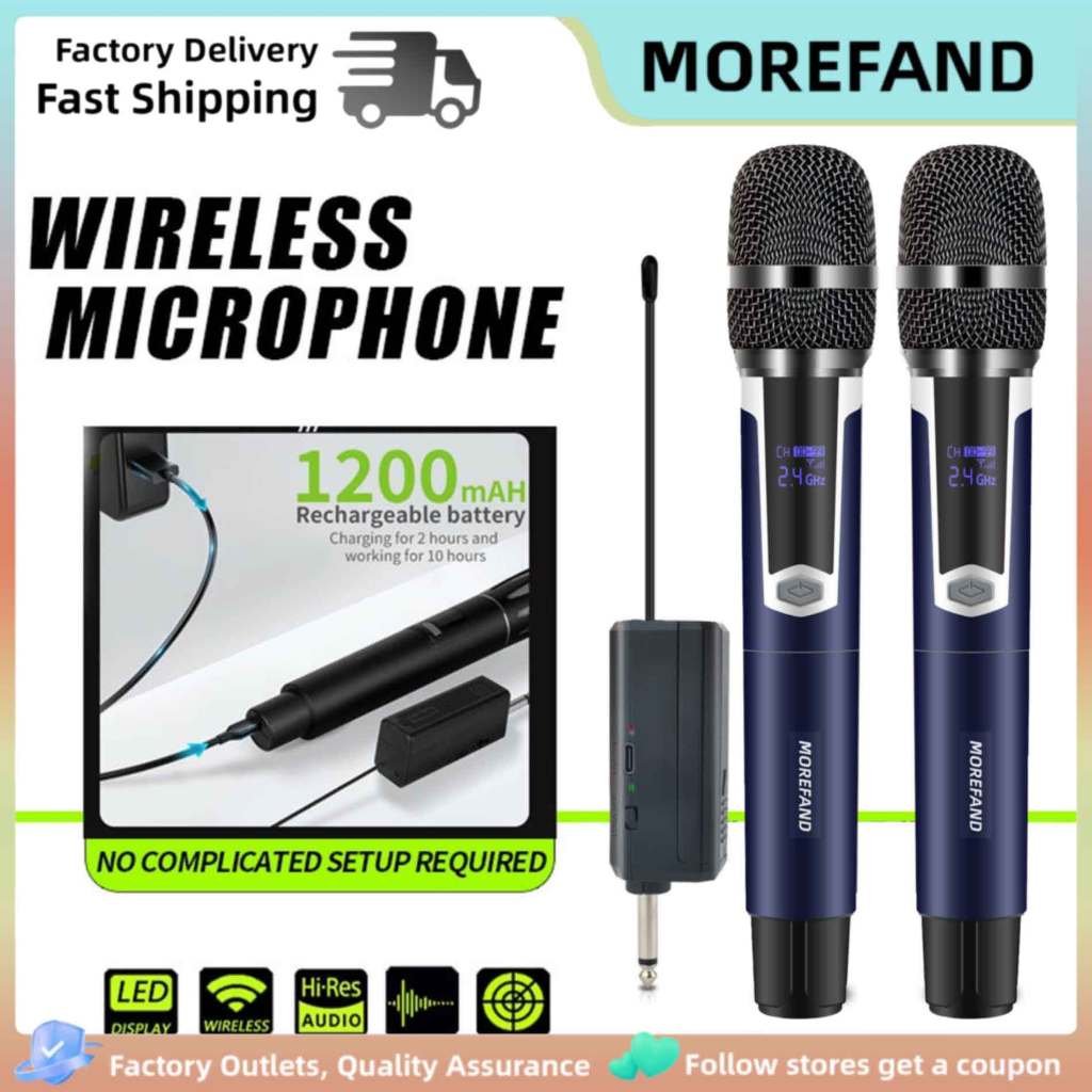 Wireless UHF microphone Rechargeable microphone Floating Ktv floating ...