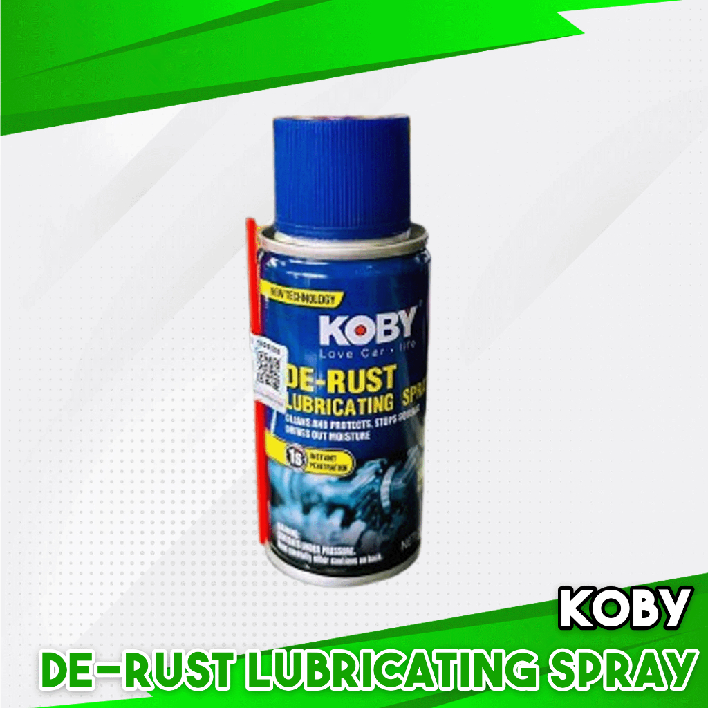 ORIGINAL KOBY DE-RUST LUBRICATING SPRAY 100ML/200ML/450ML | Shopee ...