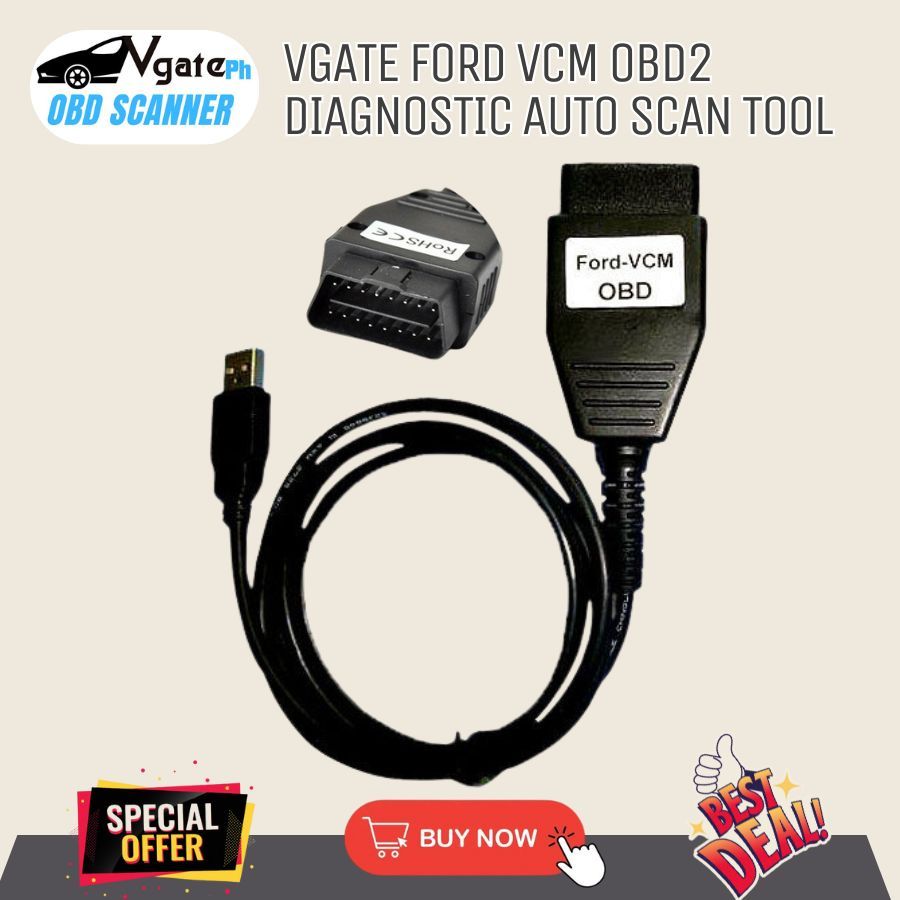 VGATE Ford VCM OBD2 Interface ECU IDS Program Diagnostic Auto Scan Tool ...