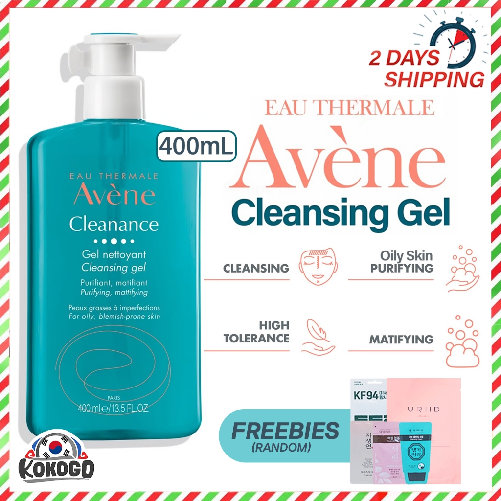 AVENE Cleansing Gel Cleanance Gel Facial Cleansing 400ml | Shopee ...