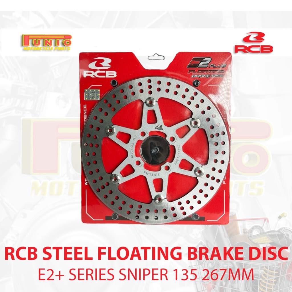 NEW! RCB STEEL FLOATING BRAKE DISC E2+ SERIES SNIPER 135 267mm | Shopee ...