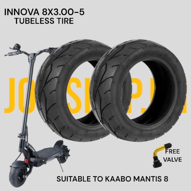 8INCH INNOVA 8X3.00-5 TUBELESS READY KAABO MANTIS 8 ELECTRIC SCOOTER ...