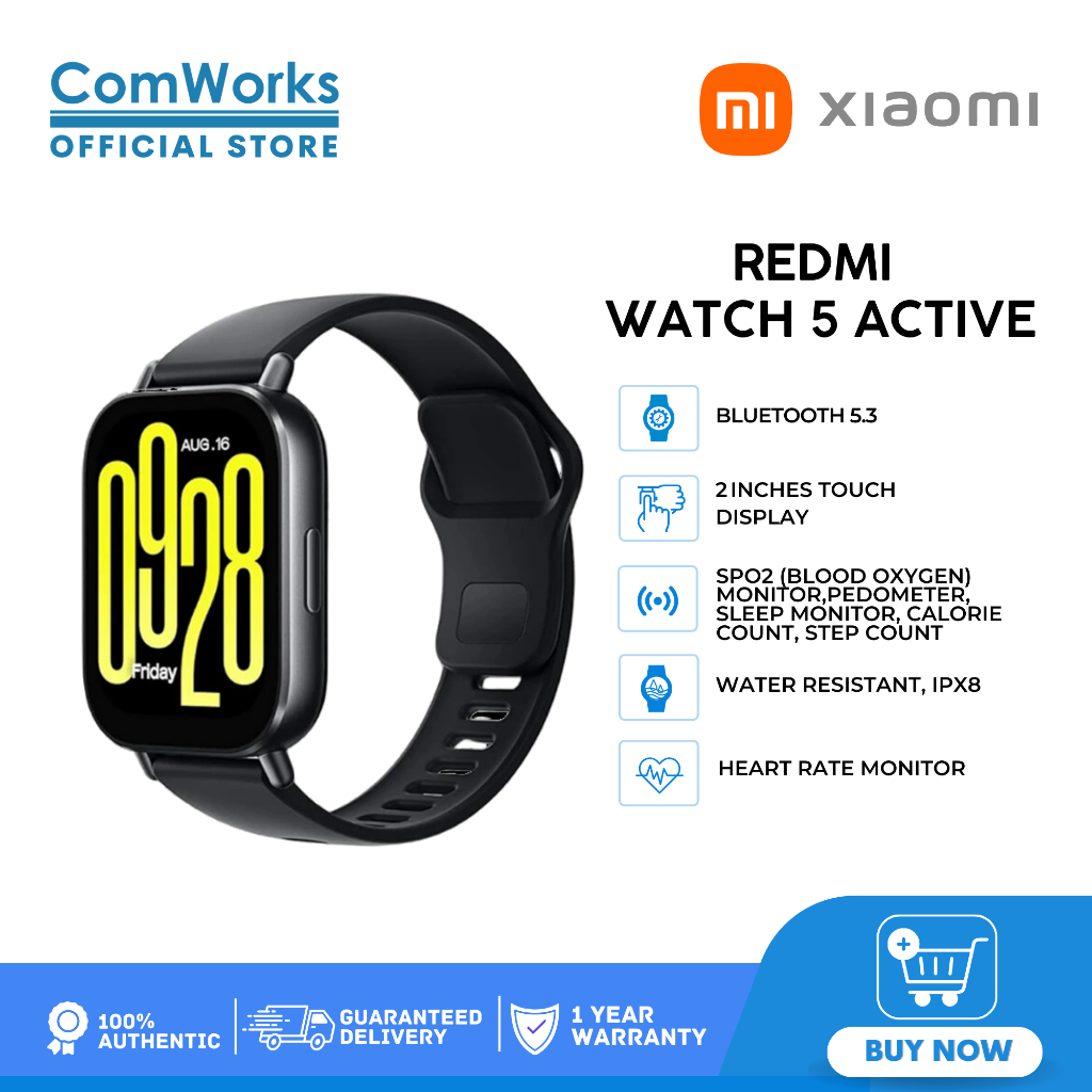 ComWorks | Xiaomi Redmi Watch 5 Active | Shopee Philippines
