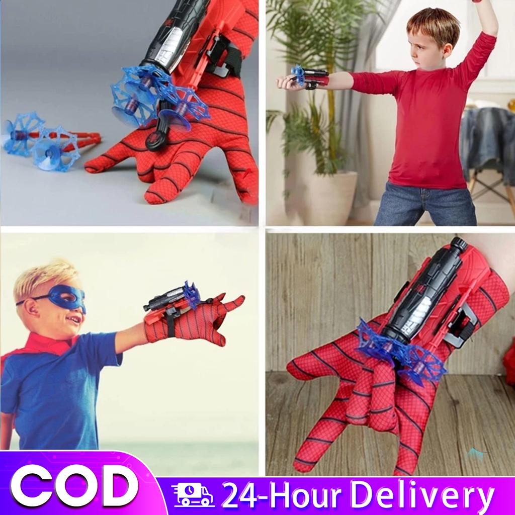 Spiderman Web Launcher Glove Toys Gloves Spider Launcher Toys Spiderman ...