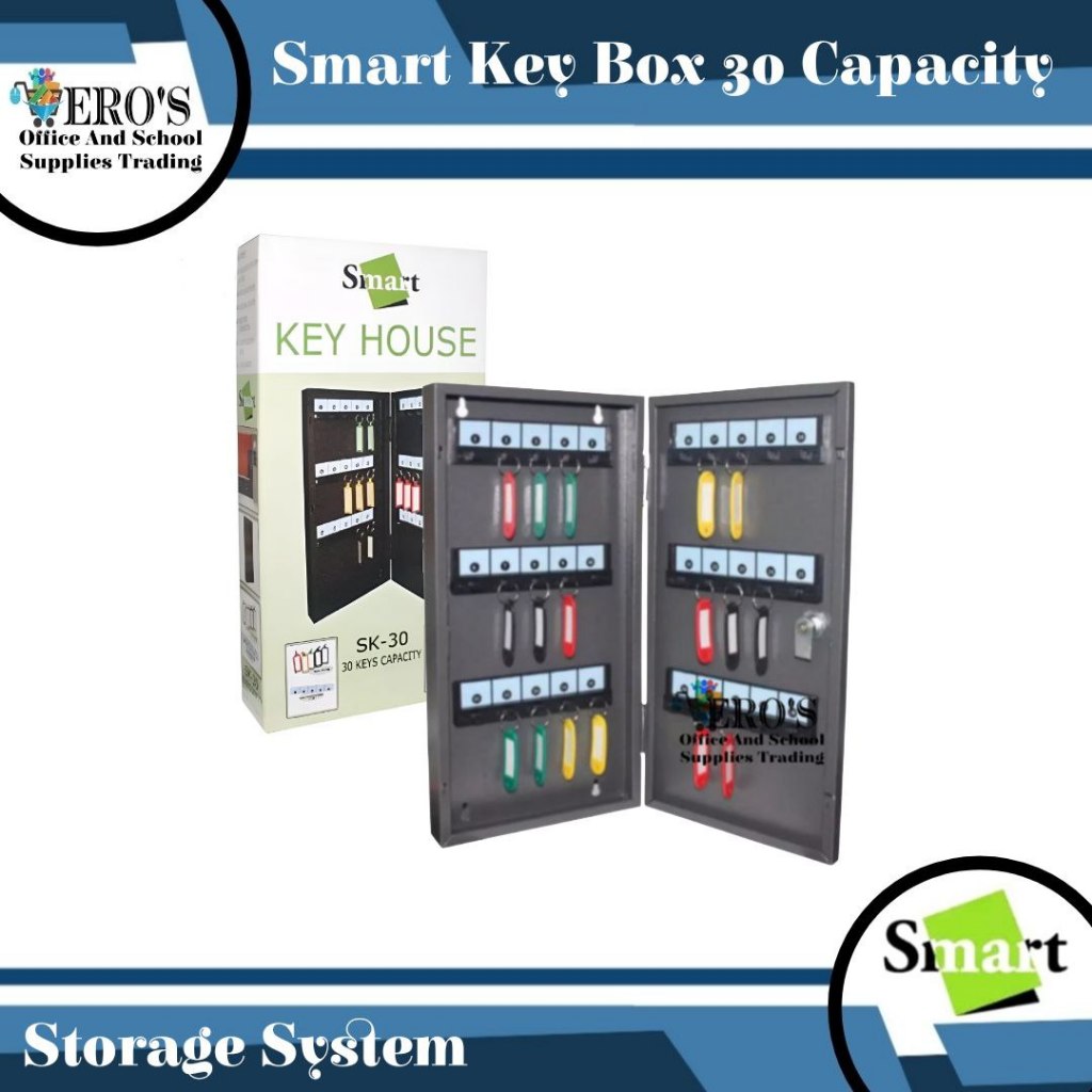 Key Box 30 Keys Capacity with FREE Keychain and Number Strips | Shopee ...