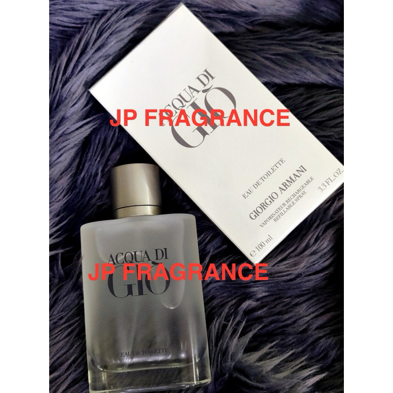Acqua Di Gio 100ml edt new batch refillable (decoded) | Shopee Philippines