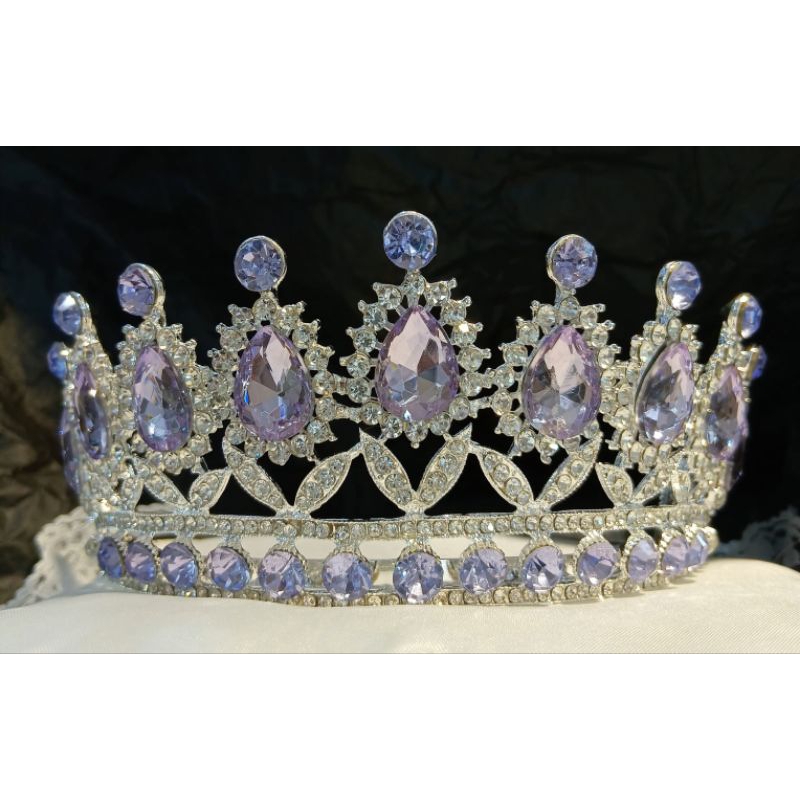 PAGEANT CROWNS WITH COMB SILVER PLATED | Shopee Philippines