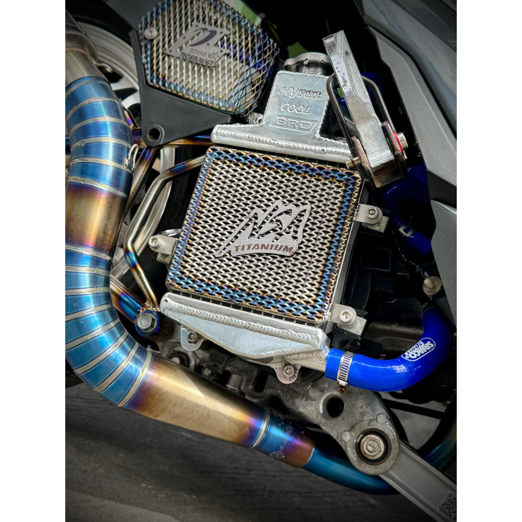 NSA TITANIUM RADIATOR & COOLANT COVER | Shopee Philippines