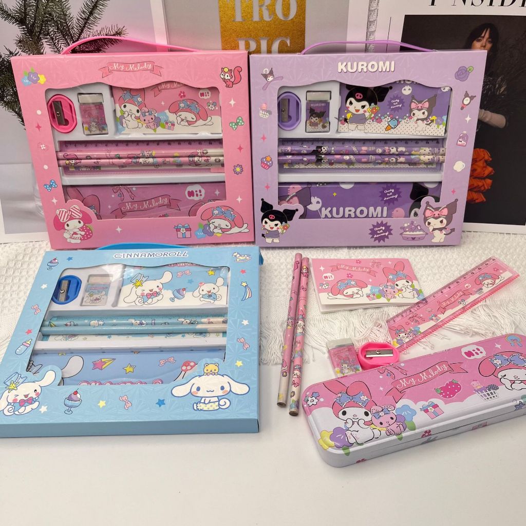 Sanrio Kuromi Stationery Gift Box Set Gift Pack Primary School Student ...