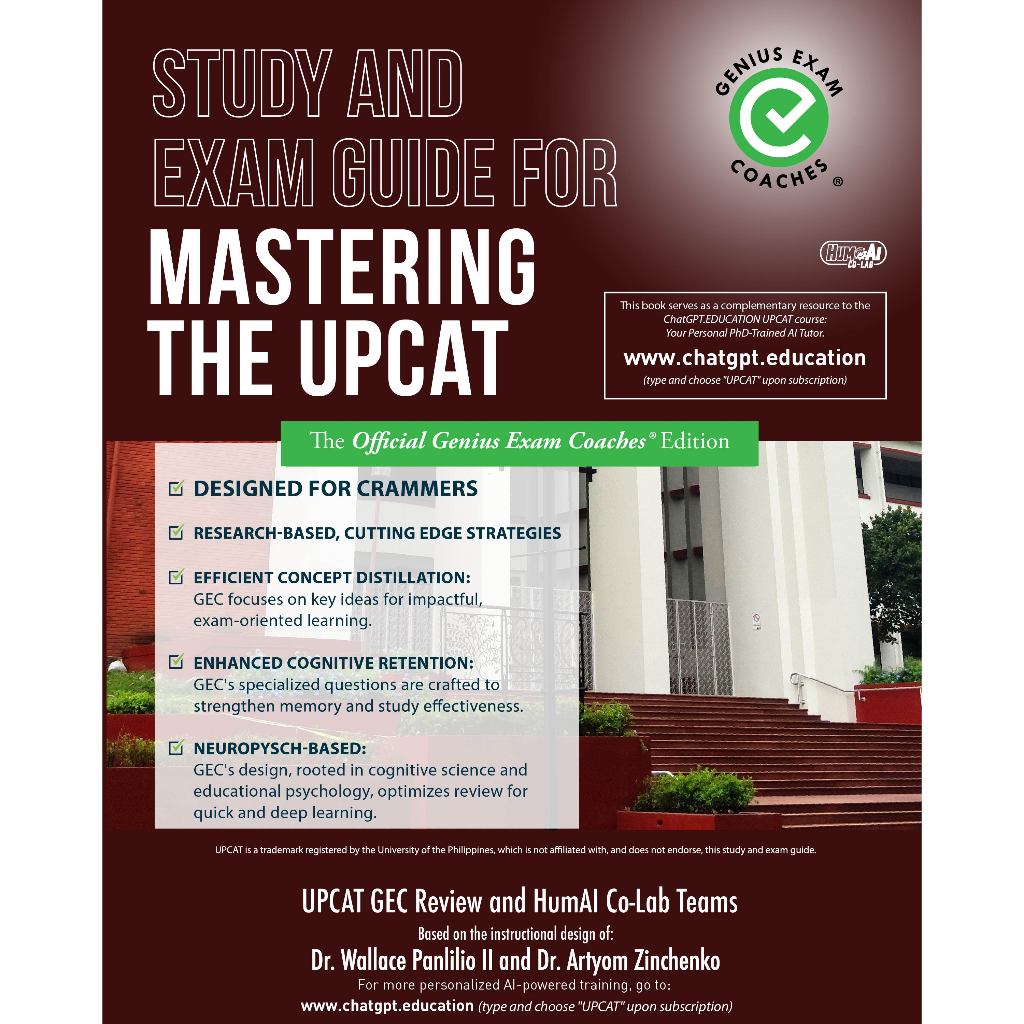 Study and Exam Guide for Mastering the UPCAT: The Official Genius Exam ...