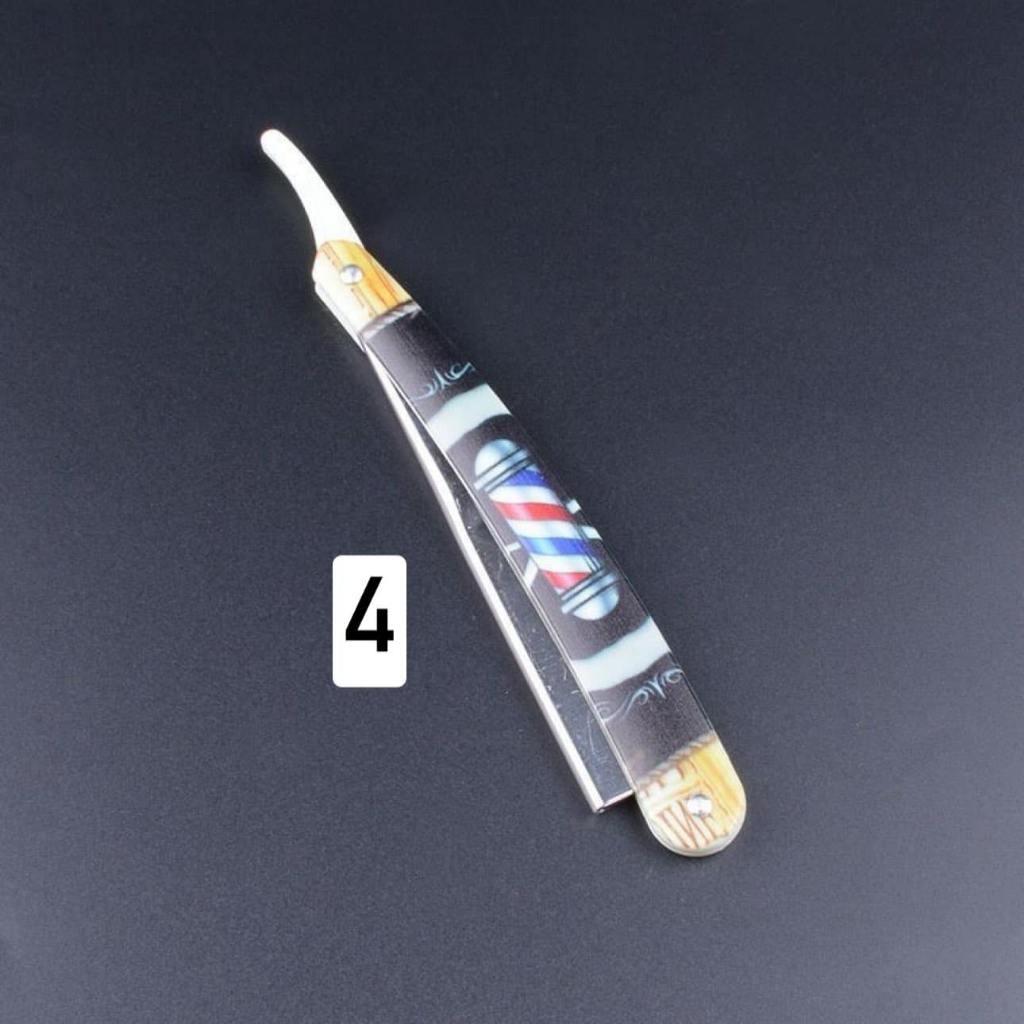SATA Labaha Barber Razor Blade Printed Design Half Blade w/ design ...
