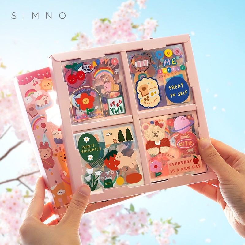 100pcs cartoon girl handbook stickers for decoration of small patterns ...