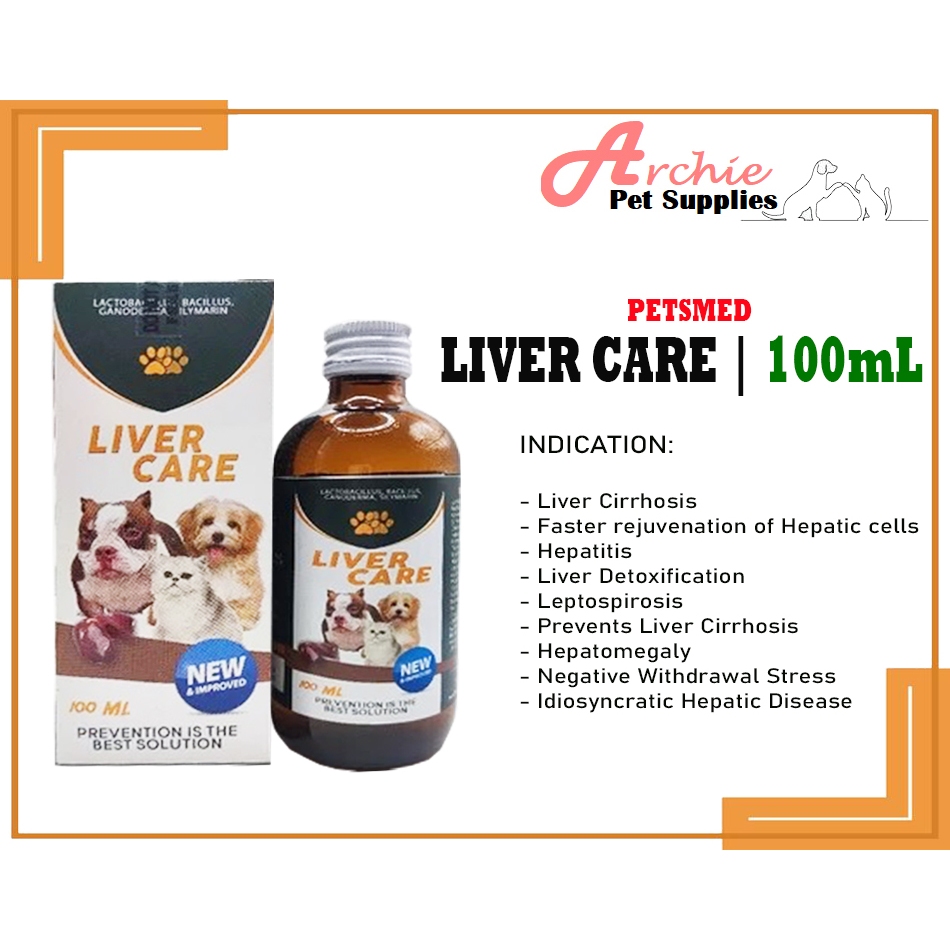 PETSMED LIVER CARE for Pets | 100mL | Shopee Philippines