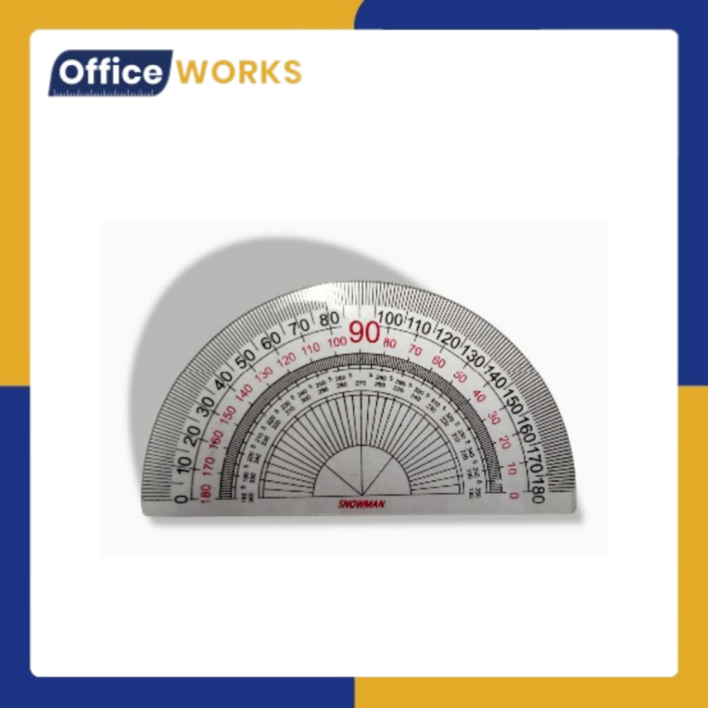 Big Plastic Protractor 180° sold by piece | Shopee Philippines