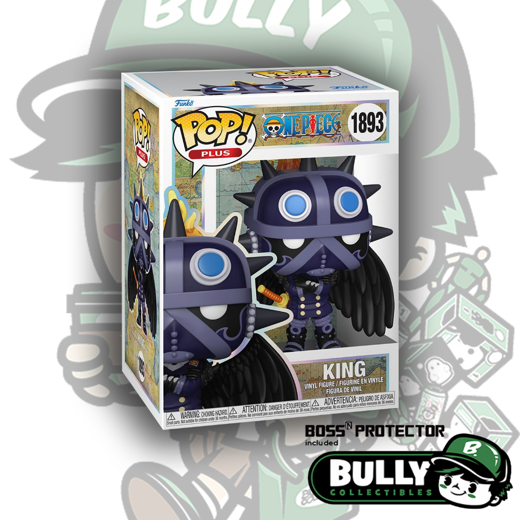Funko POP! Plus: One Piece - King 1893 With Boss Protector | Shopee ...