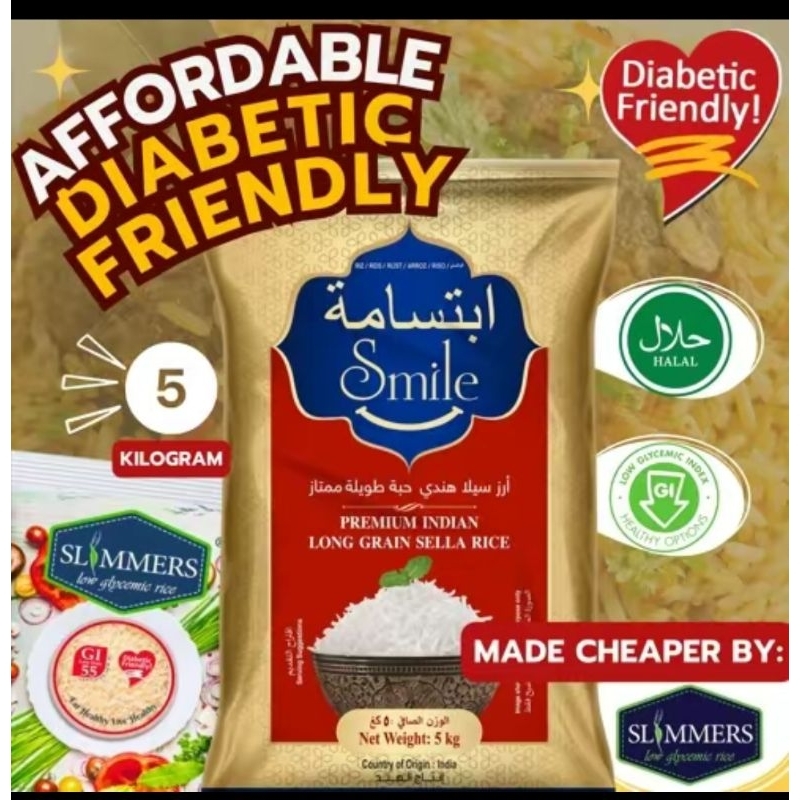 Smile Low Glycemic Rice 5kg | Shopee Philippines