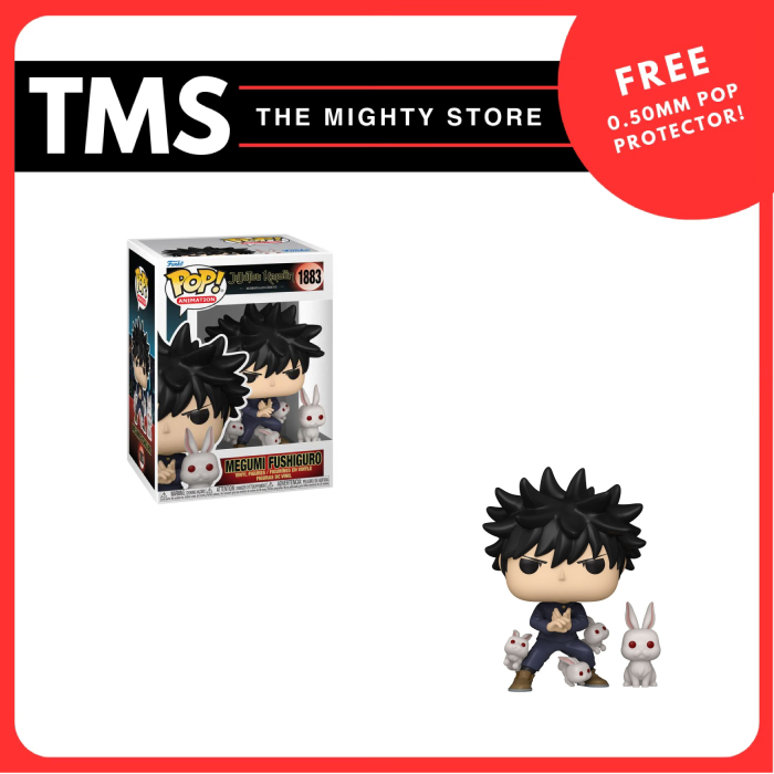 Animation Jujutsu Kaisen Megumi Fushiguro with Rabbits #1883 Funko Pop ...