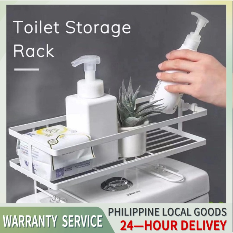 Bathroom Shelf Toilet Storage Rack Toiletries Storage Tool Above The ...