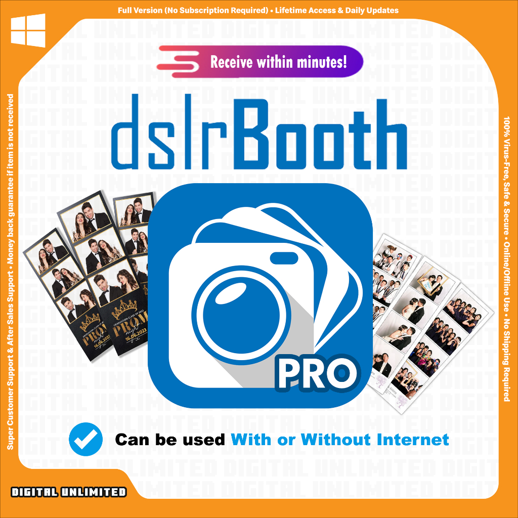 DSLR Booth Professional Edition Latest for Windows OS | Shopee Philippines